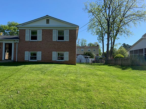 Front view from street with side view