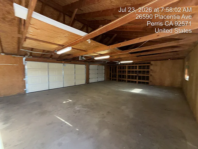 Large 3 Car Detached Garage