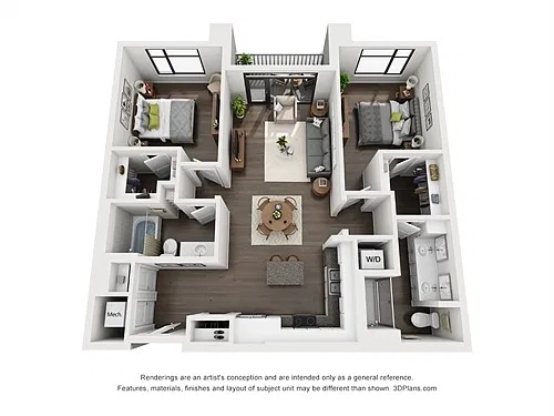 Floor plan Chiffon (C6)