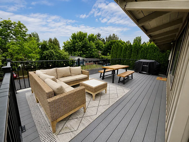 Large Deck Directly off the Main Living Areas - Perfect for entertaining and summertime BBQs