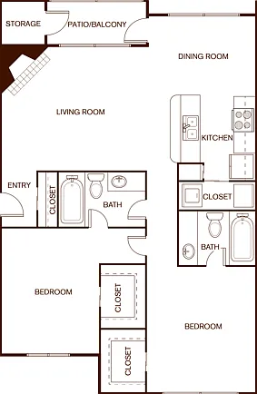 2BR/2BA - B3 2BR/2BA - B3