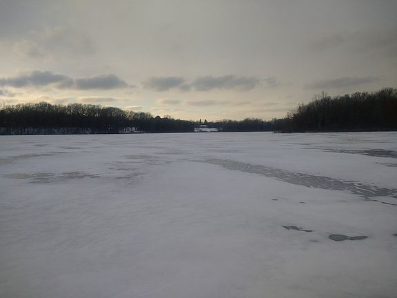 view from lake - secluded