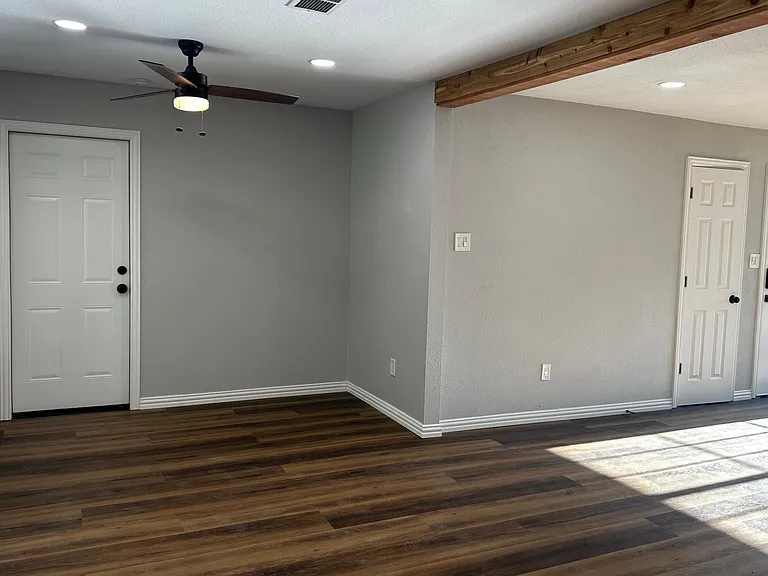 Convenient garage access included in the open concept.