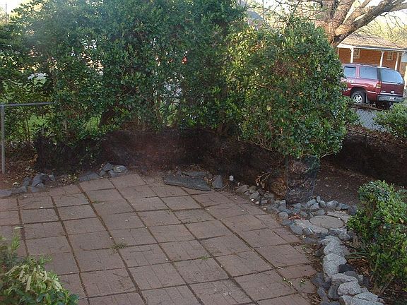 BRICKED IN PATIO
