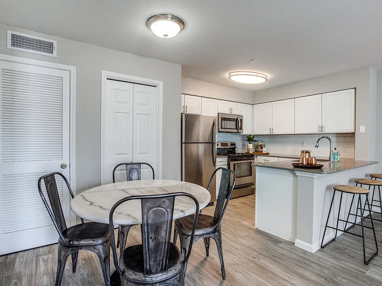 Model. Kitchen and Dining Room area.