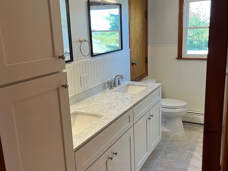 renovated main bathroom