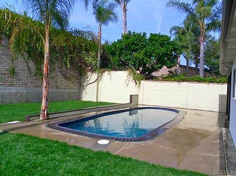 Brand new pool for the hot Orange County days. Swim all year!