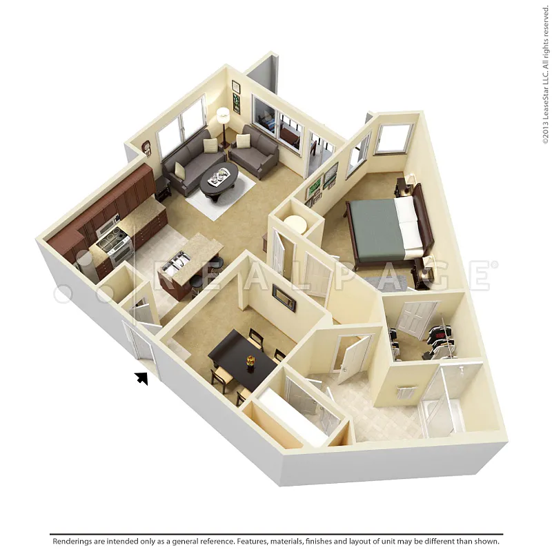 Floor plan St. Charles Railway