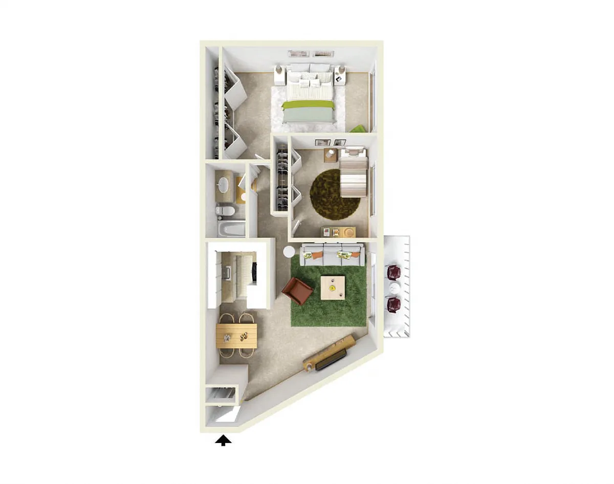 Floor plan B2