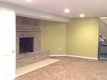 Basement Fireplace
