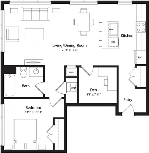Floor plan A10D