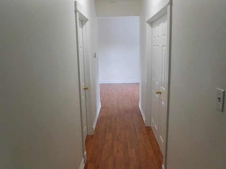 Hallway. New flooring being installed.