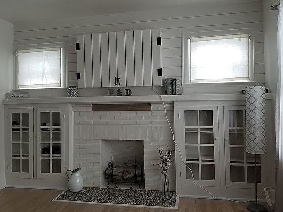 TV Box  Shiplap Accent Wall