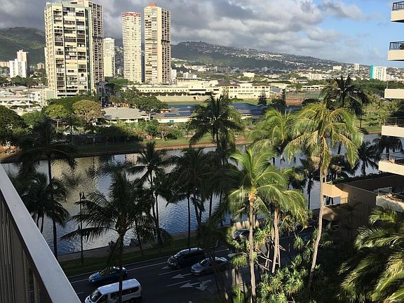 Mountain & Ala Wai Canal views