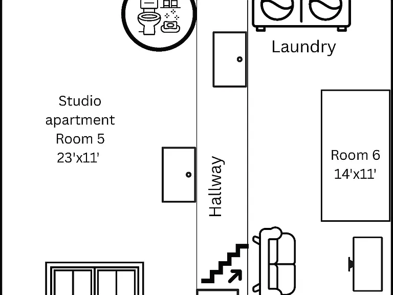 Floor plan level 1