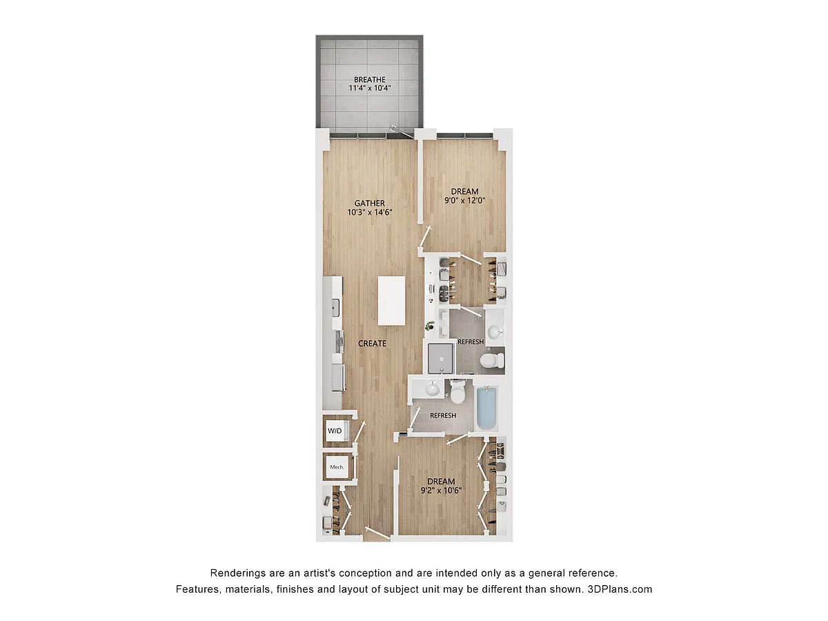 Floor plan E1