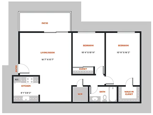 Floor plan Plan 2C - Classic