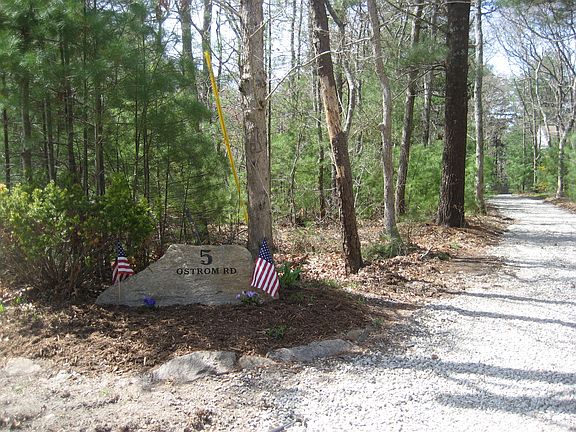 View down driveway from road