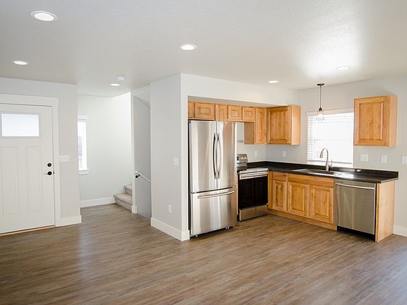 Entryway into living room