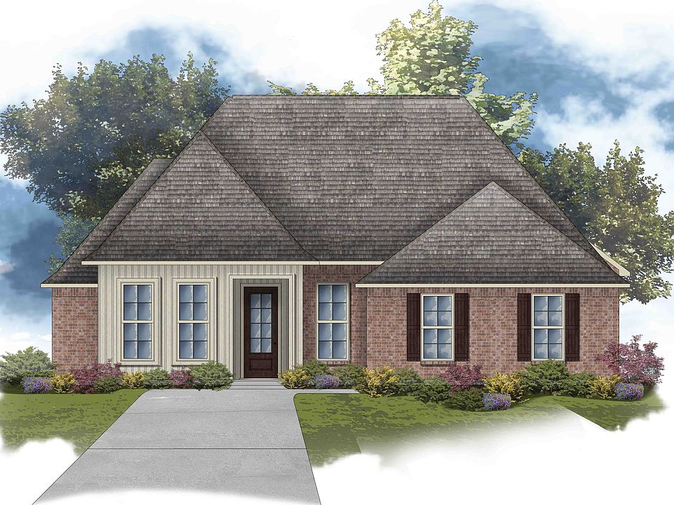 Delacroix III G - Front Elevation - DSLD Homes