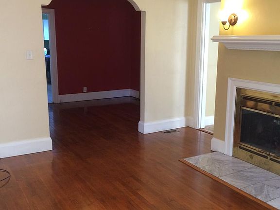 Living Room with double sided fireplace