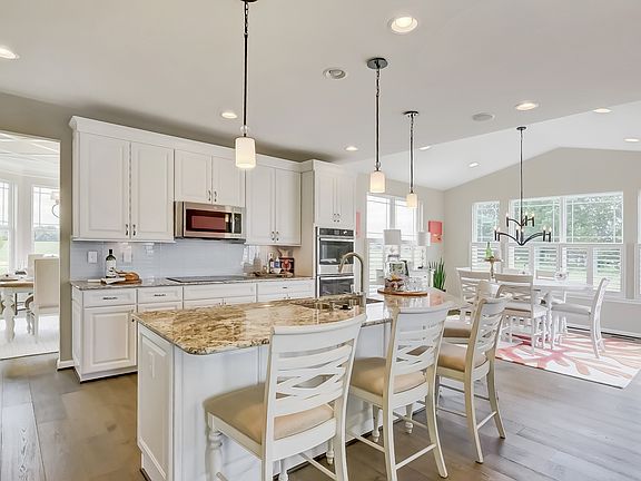 Kitchen with spacious island