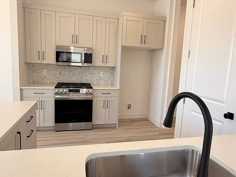 Kitchen view. Refrigerator will be added