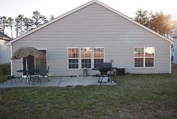 Backyard.  Now has a privacy fence
