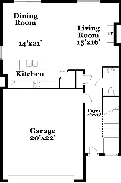 3 bed, 2.5 bath, 1939 sqft, $2,140 — Photo 2