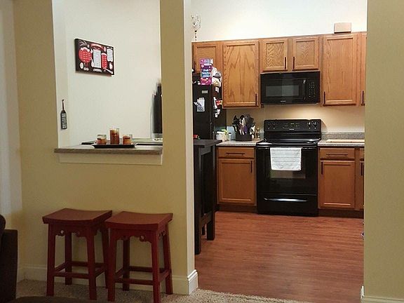 Kitchen from living room