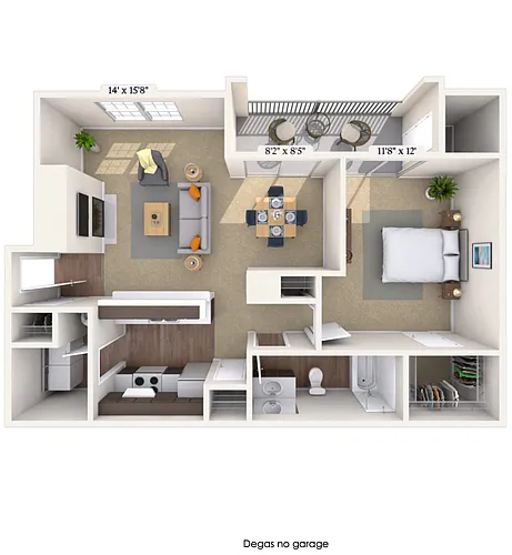 Floor plan Degas