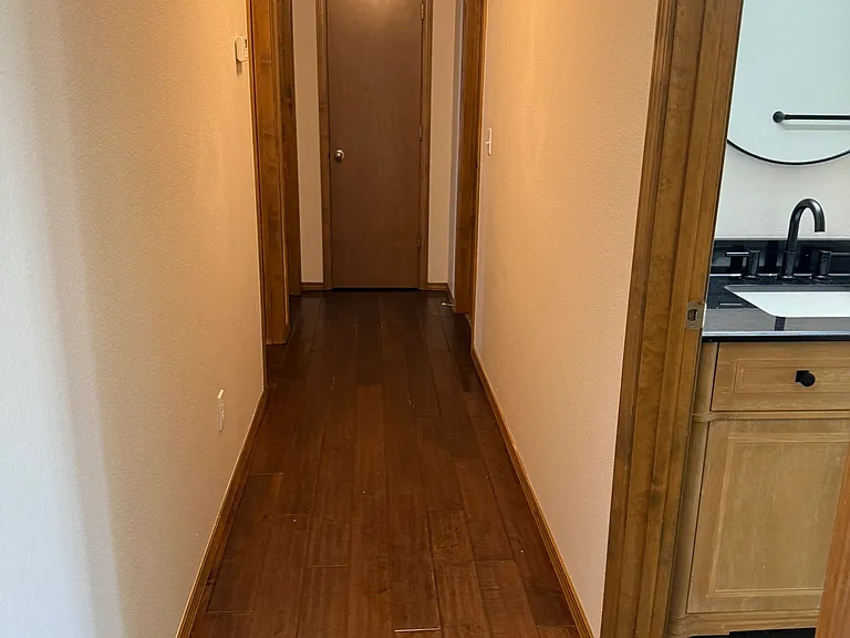 Hallway leading to bedrooms