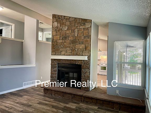 Another look from the family room with a peak a boo view into the kitchen.