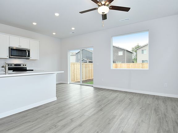 A spacious floor plan makes entertaining guests easy.