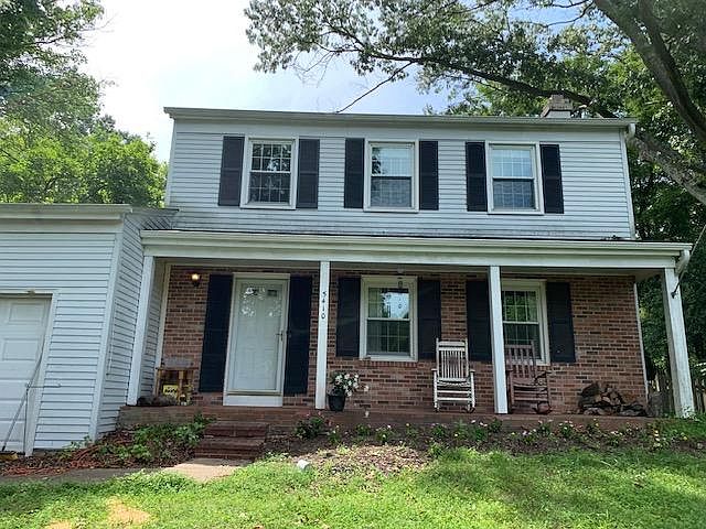 Front of house. Rocking chairs included in rental.