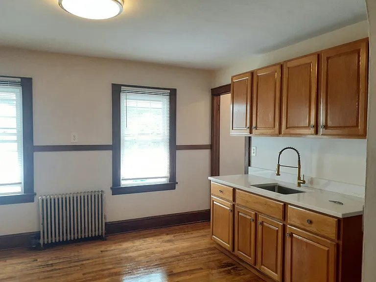 large sunny kitchen