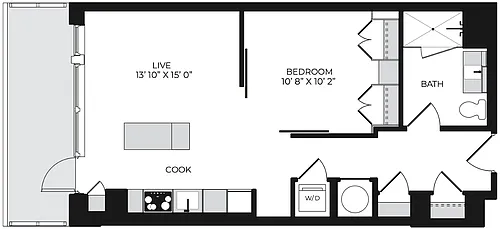 Floor plan A106