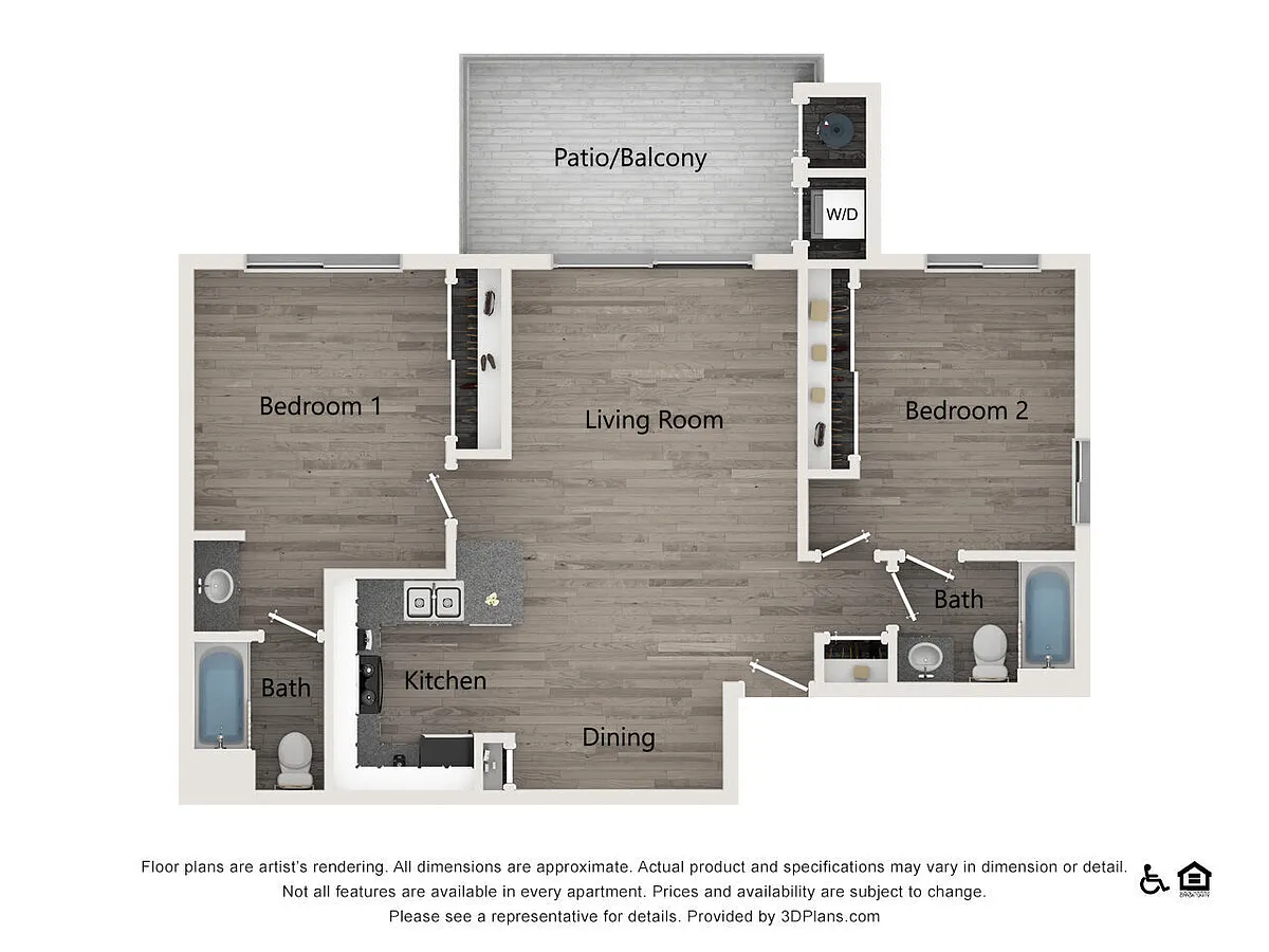 Floor plan 2X2