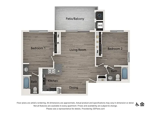 Floor plan 2X2