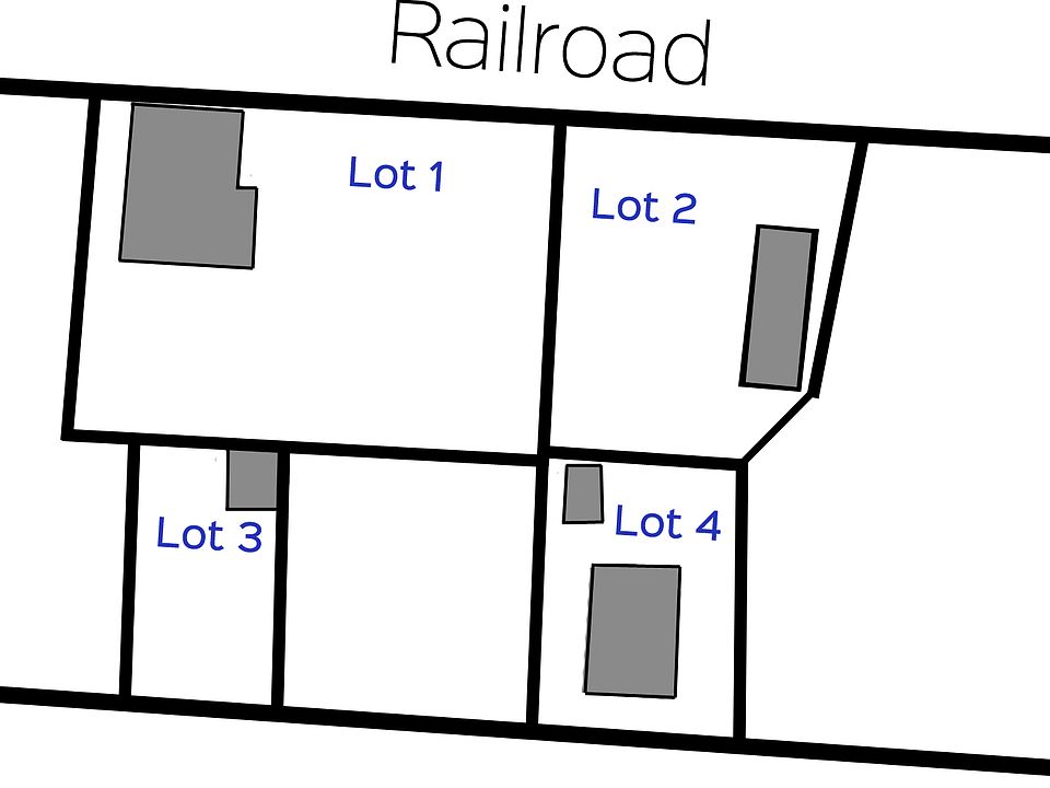 Map of lots for sale 