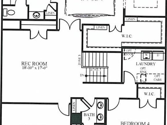 upper level floor plan