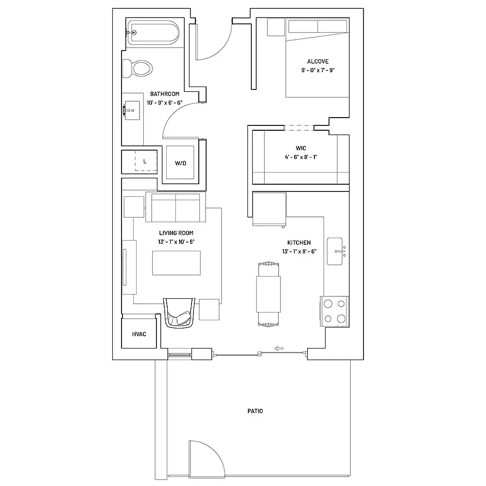 Floor plan Cove 4