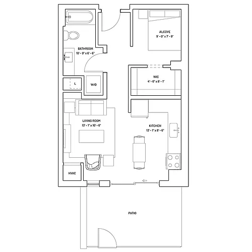 Floor plan Cove 4