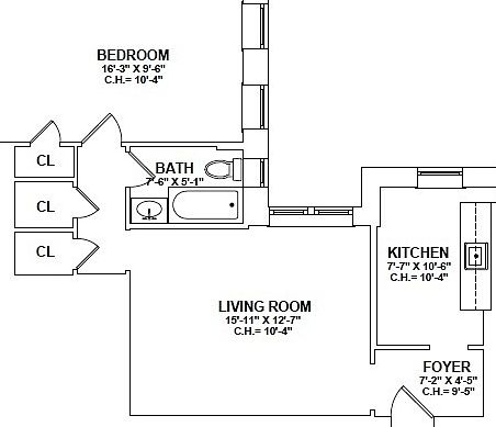 2nd image of 901 Washington Ave APT 4D