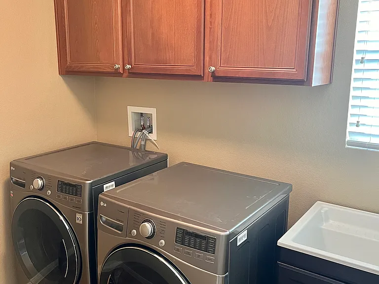 Laundry Room and Utility Sink located on second story