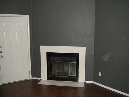 Living room fireplace