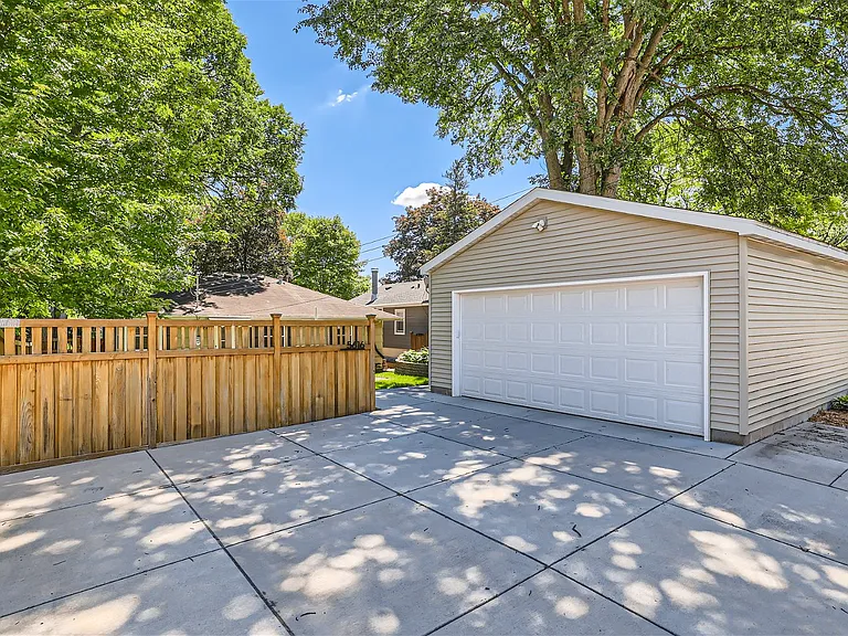 Newly built 2 car garage with room for all your toys.