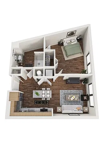 Floor plan 1J