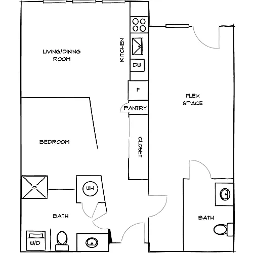 Floor plan Pena Flex Premier