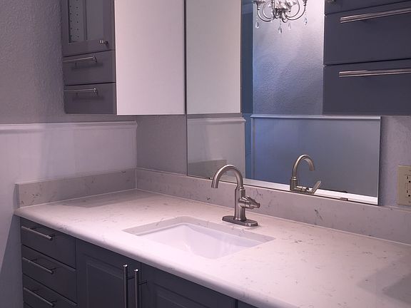 Hall bath -new Ikea cabinets